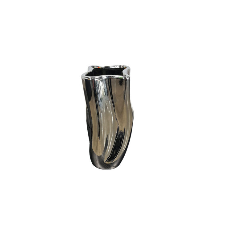 Chrome Vase