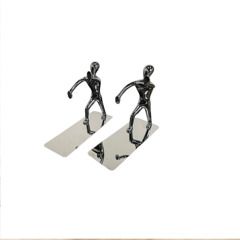 Chrome Men Bookends