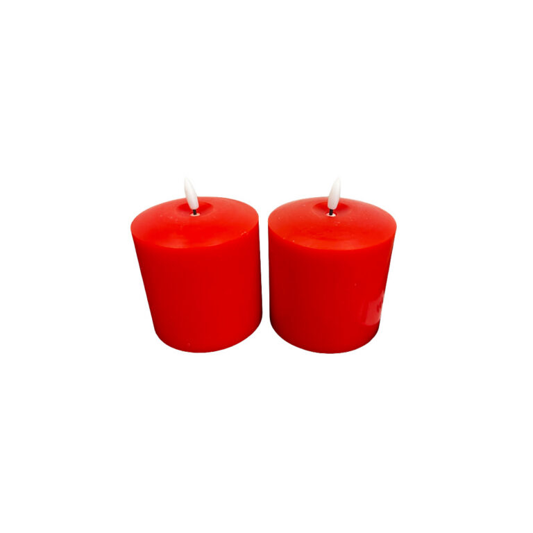Red LED Candles