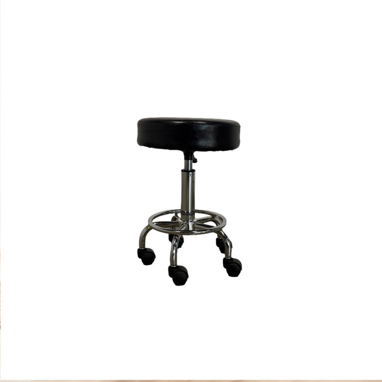 Round Stool on Castors